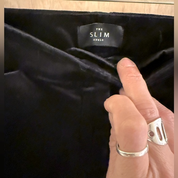 White House Black Market Velvet Tuxedo Pants - Picture 3 of 8